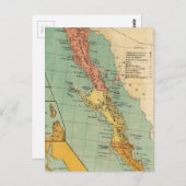 Vintage Karte von Baja California (1899) (Vorne/Hinten)