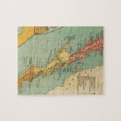 Vintage Karte von Baja California (1899) Puzzle (Horizontal)