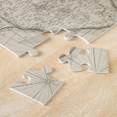 Vintage Karte von Barbados (1725) Puzzle (Seite)