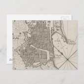 Vintage Karte von Barcelona Spanien (1764) (Vorne/Hinten)