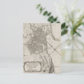 Vintage Karte von Barcelona Spanien (1764) (Stehend Vorderseite)