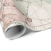 Vintage Karte von Berlin (1811) Geschenkpapier (Rolleneckpunkt)