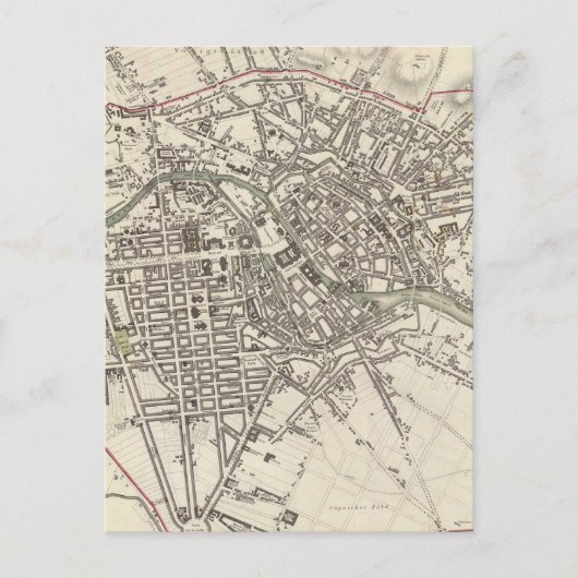 Vintage Karte von Berlin (1833) (Vorderseite)