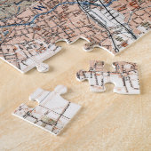 Vintage Karte von Berlin Deutschland (1894) Puzzle (Seite)