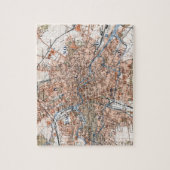 Vintage Karte von Berlin Deutschland (1894) Puzzle (Vertikal)