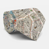 Vintage Karte von Berlin Deutschland (1905) Krawatte (Gerollt)