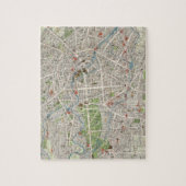 Vintage Karte von Berlin Deutschland (1905) Puzzle (Vertikal)