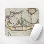 Vintage Karte von Bermuda (1638) Mousepad (Mit Mouse)