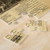 Vintage Karte von Birmingham, Alabama (1885) Puzzle (Seite)