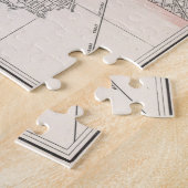 Vintage Karte von Birmingham Alabama (1901) Puzzle (Seite)