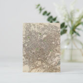 Vintage Karte von Birmingham England (1839) (Stehend Vorderseite)