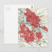 Vintage Karte von Boise Idaho (1954) (Vorne/Hinten)