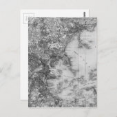 Vintage Karte von Boston (Vorne/Hinten)