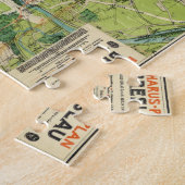 Vintage Karte von Breslau Polen (1910) Puzzle (Seite)