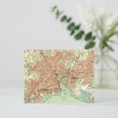 Vintage Karte von Bridgeport Connecticut (1951) 2 (Stehend Vorderseite)