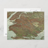 Vintage Karte von Brooklyn NY (1908) (Vorne/Hinten)