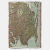Vintage Karte von Brooklyn NY (1908) Decke (Vorderseite Vertikal)