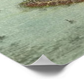 Vintage Karte von Brooklyn NY (1908) Poster (Ecke)