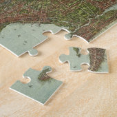 Vintage Karte von Brooklyn NY (1908) Puzzle (Seite)