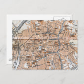 Vintage Karte von Brügge (1905) (Vorne/Hinten)