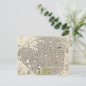 Vintage Karte von Brüssel (1837) (Stehend Vorderseite)