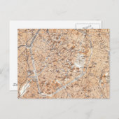 Vintage Karte von Brüssel (1905) (Vorne/Hinten)