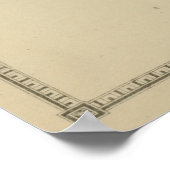 Vintage Karte von Buffalo NY (1866) Poster (Ecke)