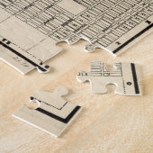 Vintage Karte von Butte Montana (1909) Puzzle (Seite)