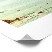 Vintage Karte von Buzzards Bay, Massachusetts Poster (Ecke)