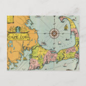 Vintage Karte von Cape Cod (Vorderseite)