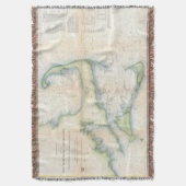 Vintage Karte von Cape Cod (1857) Decke (Vorderseite Vertikal)