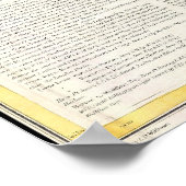 Vintage Karte von Cape Cod (1857) Poster (Ecke)