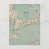 Vintage Karte von Cape Cod (1917) (Vorderseite)