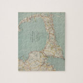 Vintage Karte von Cape Cod (1917) Puzzle (Vertikal)