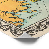 Vintage Karte von Cape Cod Poster (Ecke)