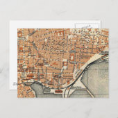 Vintage Karte von Catania Italien (1905) (Vorne/Hinten)