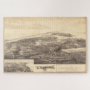 Vintage Karte von Chatham Massachusetts Puzzle