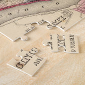 Vintage Karte von Cincinnati (1780) Puzzle (Seite)