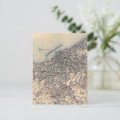 Vintage Karte von Cleveland (1904) (Stehend Vorderseite)