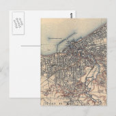 Vintage Karte von Cleveland (1904) (Vorne/Hinten)