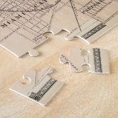 Vintage Karte von Dayton Ohio (1872) Puzzle (Seite)