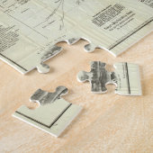 Vintage Karte von Denver CO (1879) Puzzle (Seite)