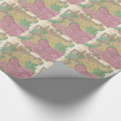 Vintage Karte von Deutschland (1827) Geschenkpapier (Ecke)