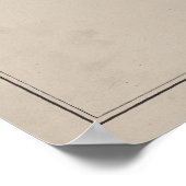 Vintage Karte von Dorchester MA (1884) Poster (Ecke)