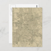 Vintage Karte von Downtown Houston (1913) (Vorne/Hinten)