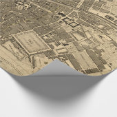 Vintage Karte von Dublin Irland (1797) Geschenkpapier (Ecke)