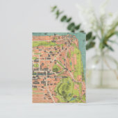 Vintage Karte von Edinburgh Schottland (1935) (Stehend Vorderseite)