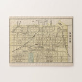 Vintage Karte von Erie PA (1890) Puzzle (Horizontal)