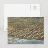 Vintage Karte von Erie Pennsylvania (1870) (Vorne/Hinten)