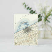 Vintage Karte von Erie Pennsylvania (1899) (Stehend Vorderseite)